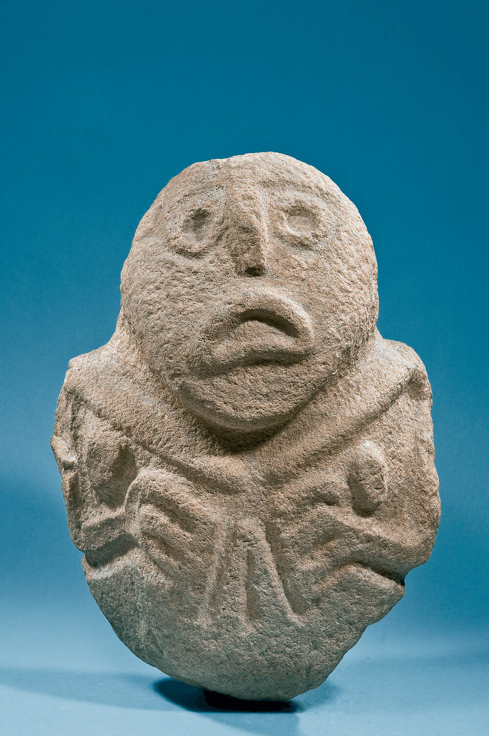 Fish-like sculpture from Lepenski Vir