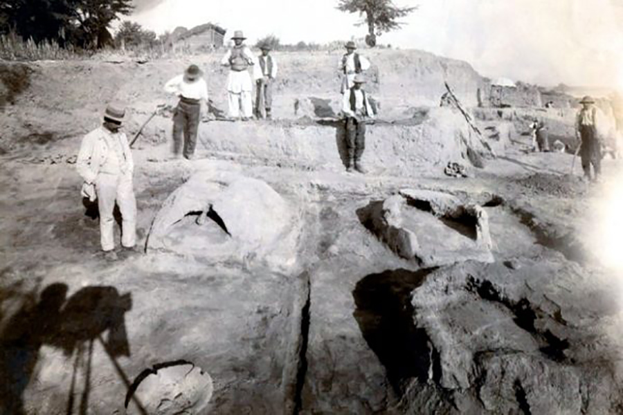 Earlier excavations in Vinča
