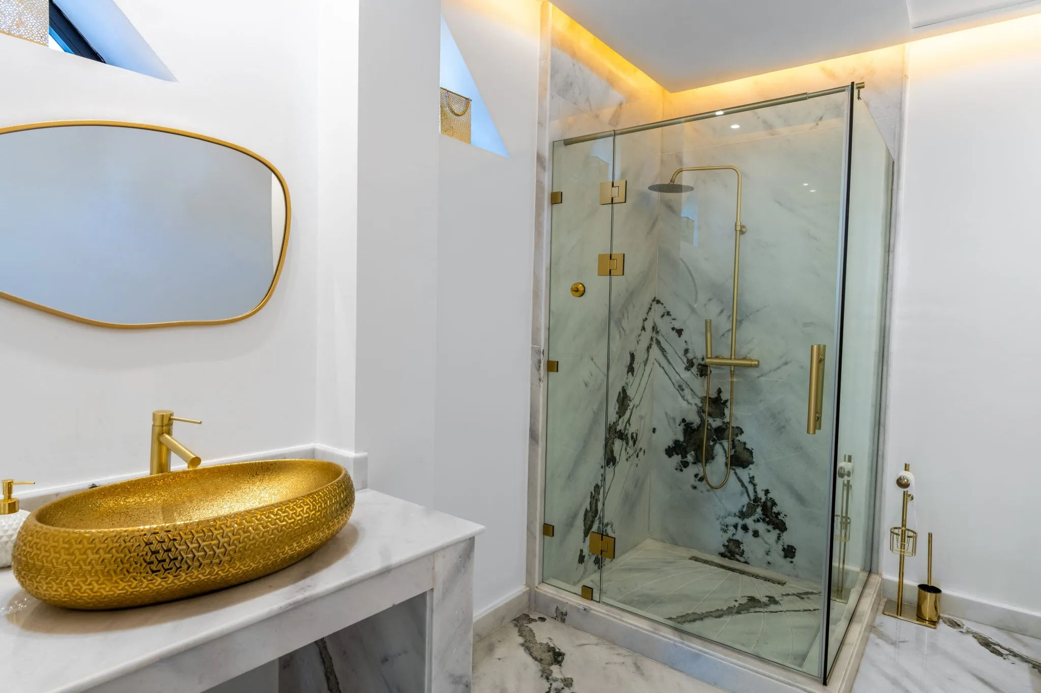 Vue panoramique villa de luxe