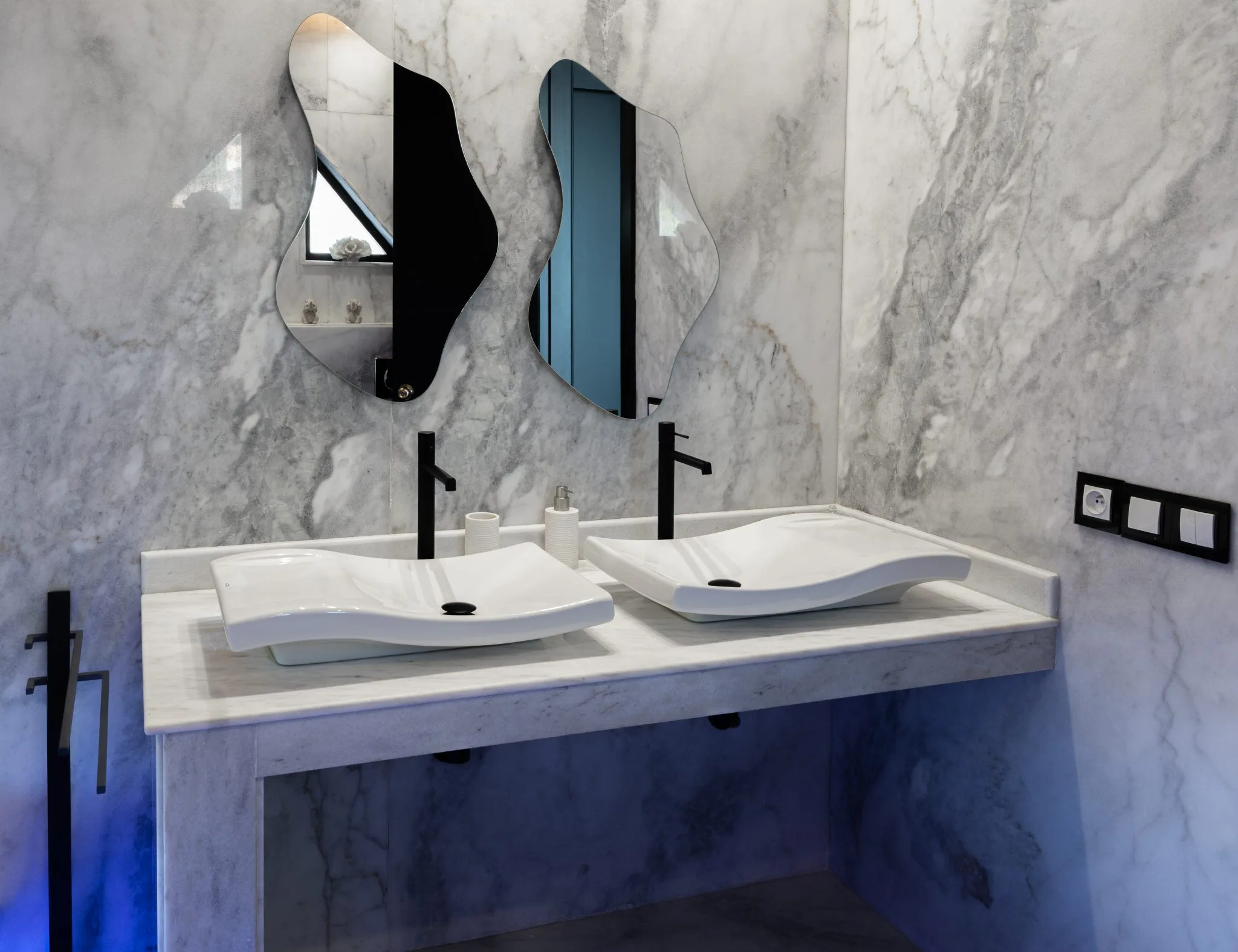 Jardin paysager villa de luxe