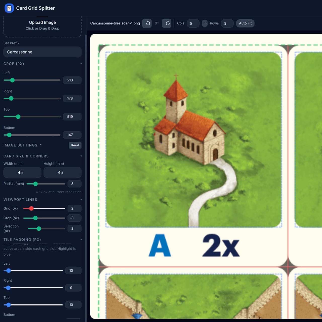 Card Sheet Generator