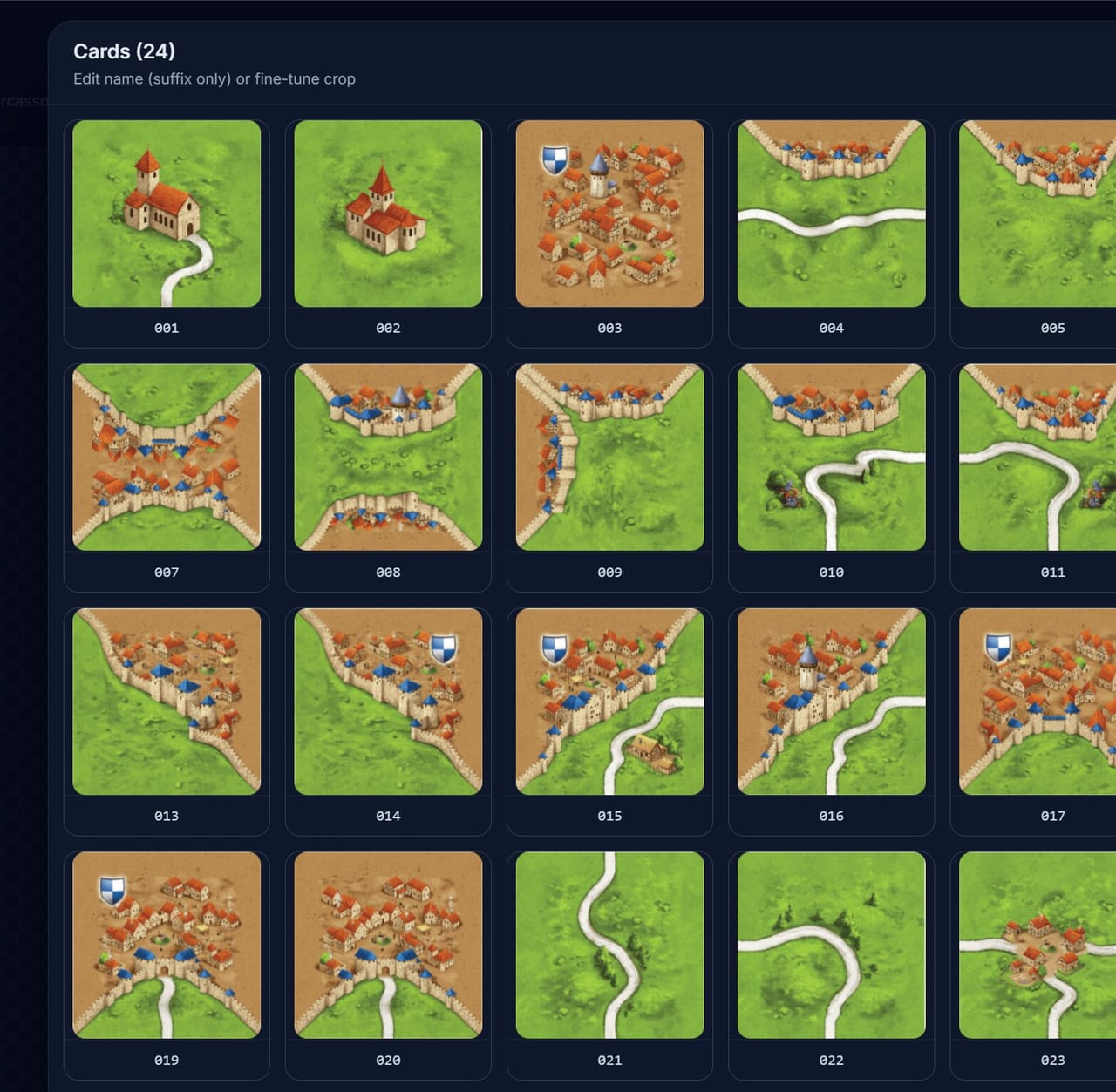 Card Sheet Generator