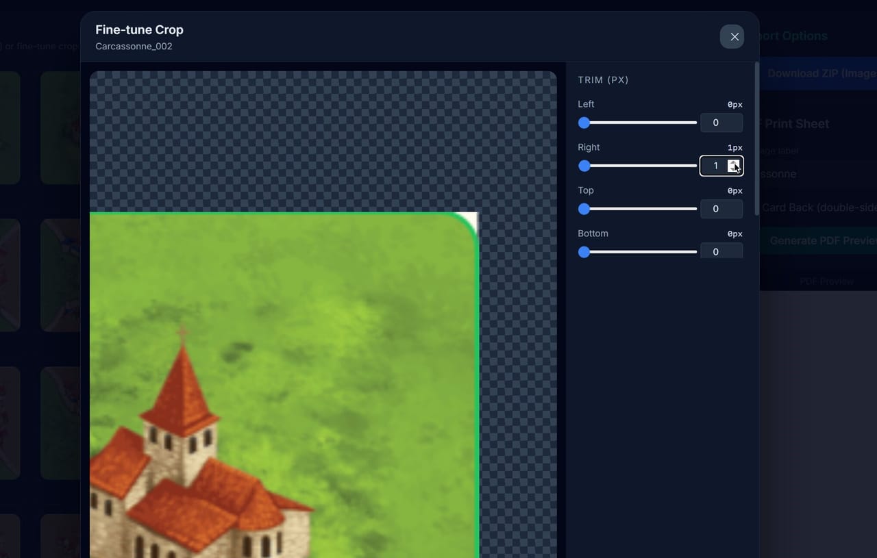 Card Sheet Generator