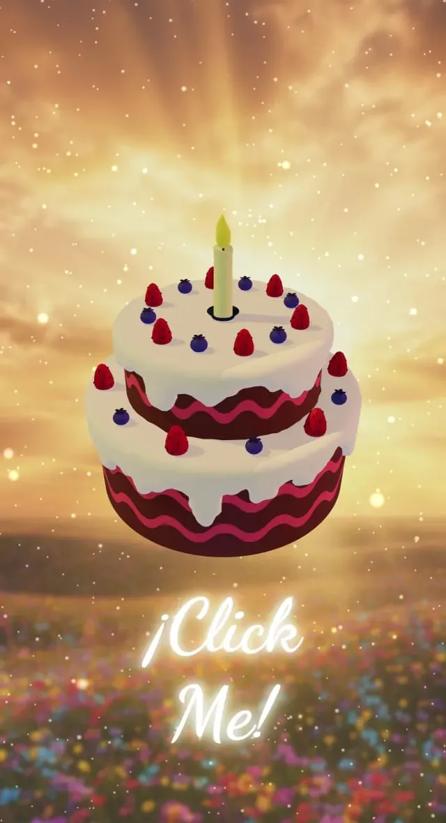 Vista previa de Código de🎈✨Pastel de Cumpleaños 3D🎉🥳