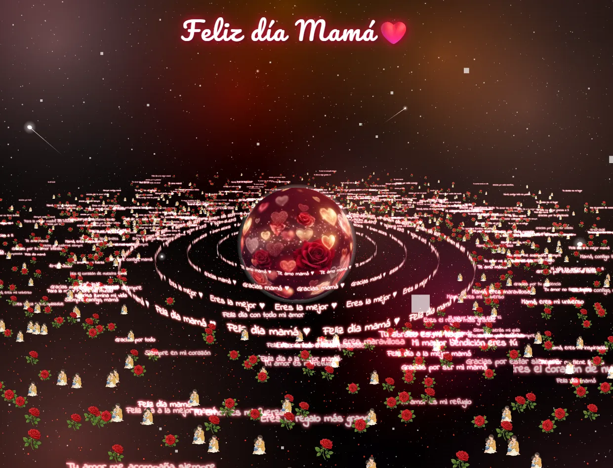 Vista previa del código 💕🌠Galaxia para Mamá💕🌠