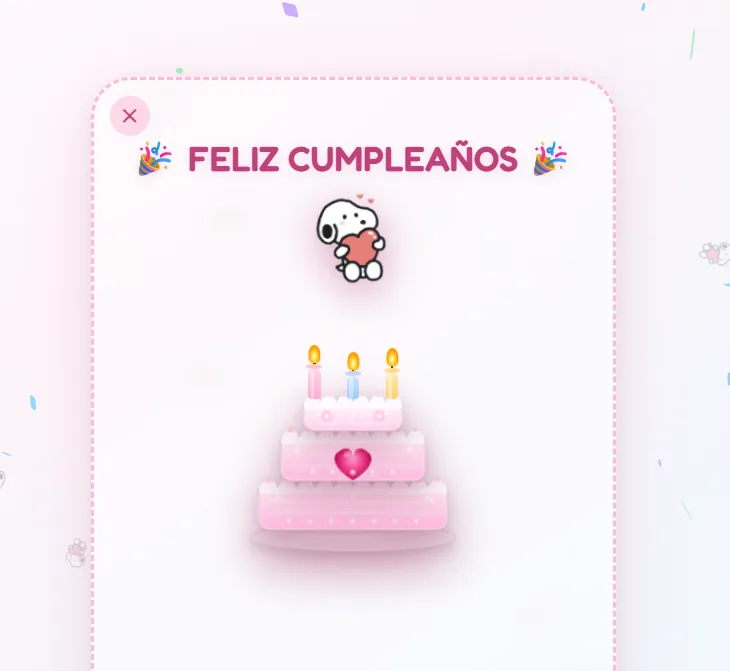 Vista previa del código Pastel por tus Cumple🧁🎈
