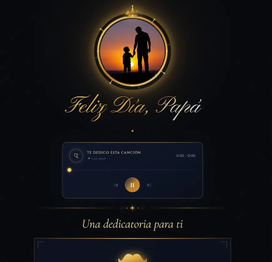 Vista previa del código Feliz Día del Padre✨👔
