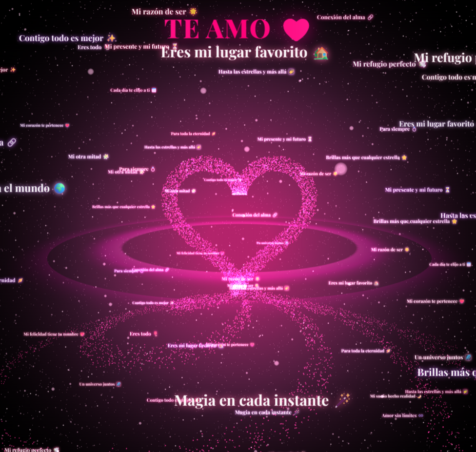 Vista previa del código Corazón Galáctico💕