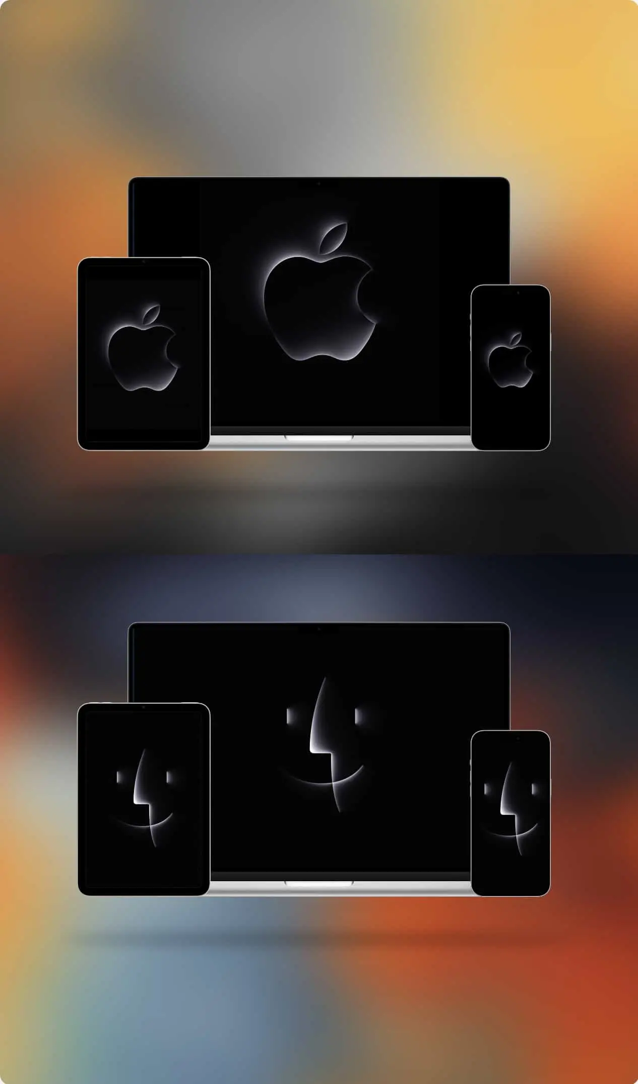 SCARY FAST APPLE EVENT LOGO & SCARY FAST FINDER