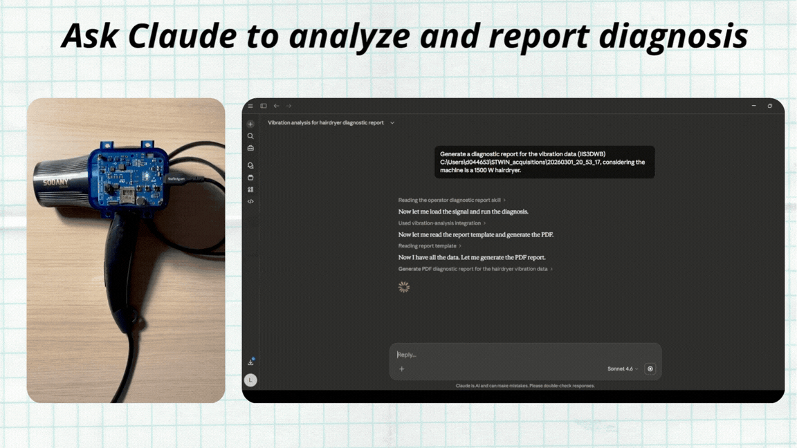Short demo of edge diagnostic workflow