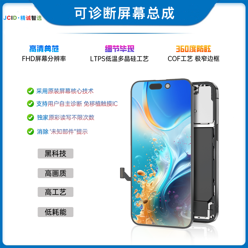 可诊断屏幕总成