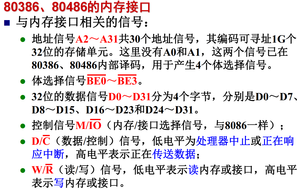 接口信号
