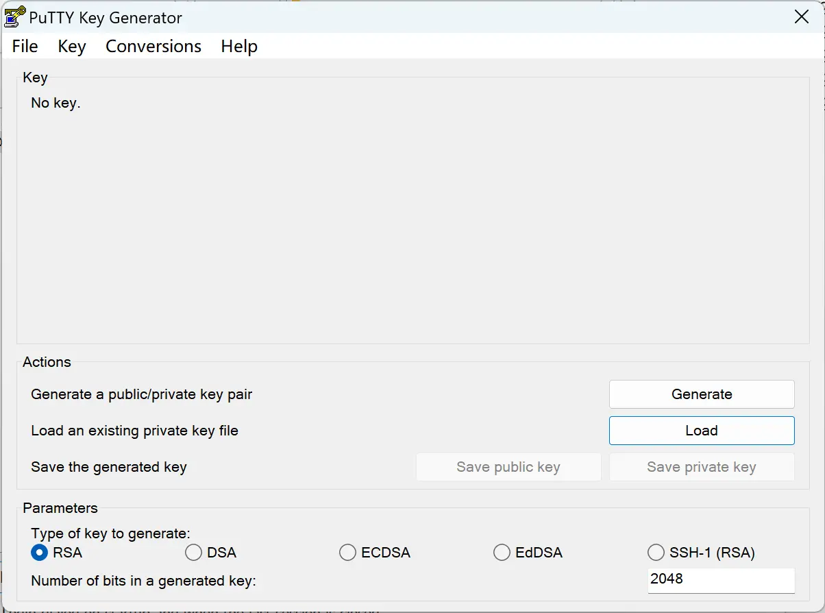 Load Private Key