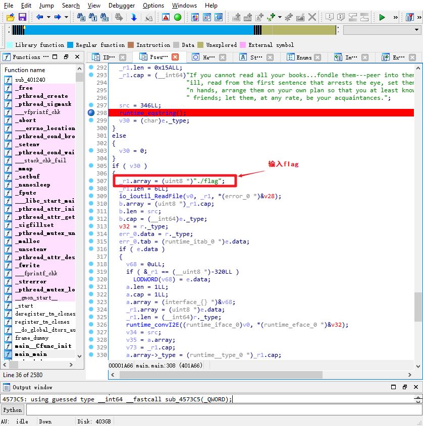 2019starctf-inputflag