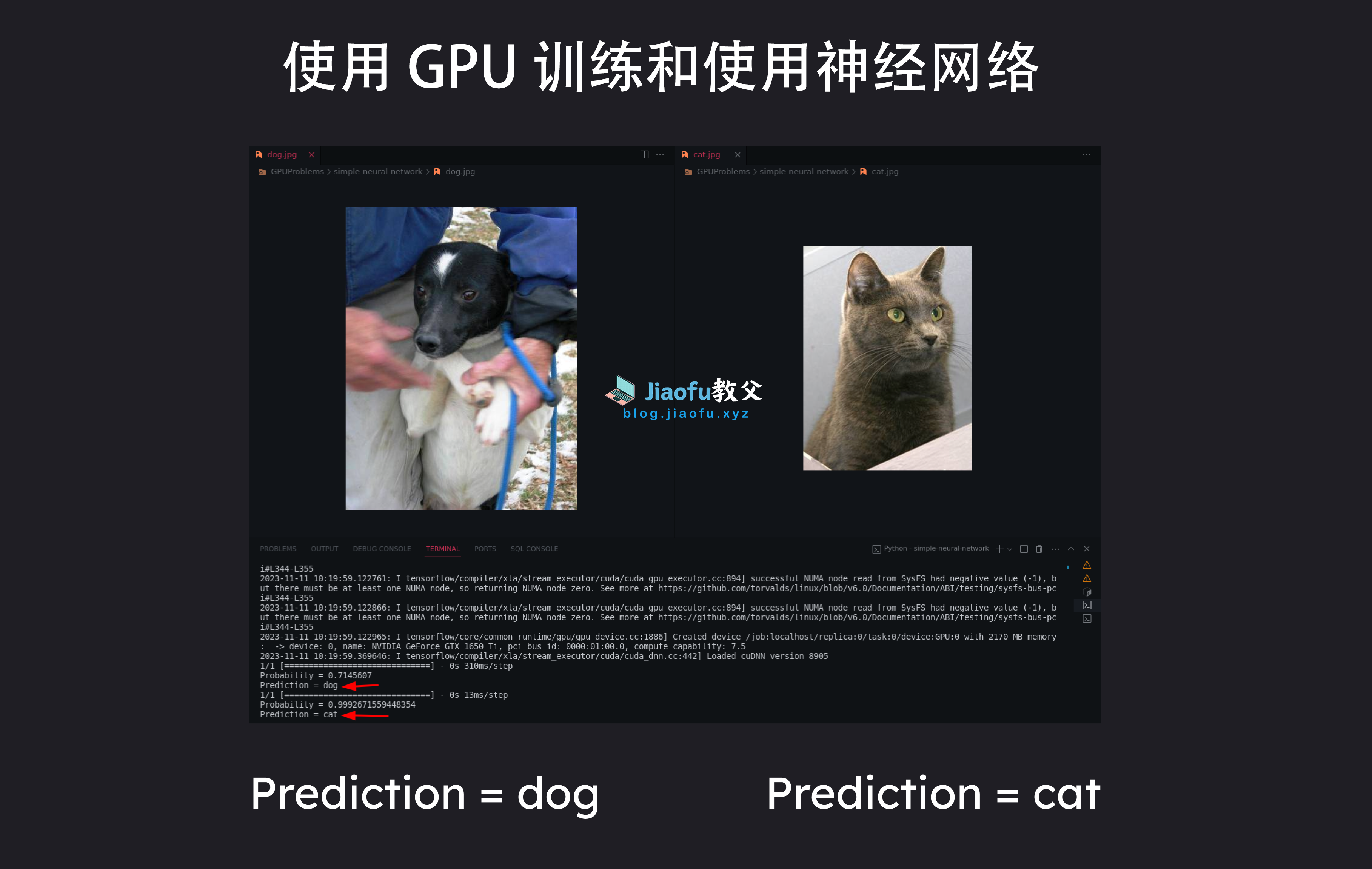 为什么AI离不开GPU(AI GPU开发教程) 3 训练和使用神经网络