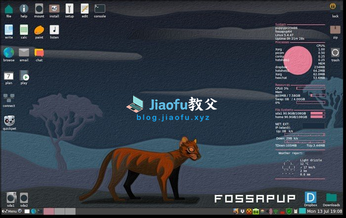 puppy linux ui