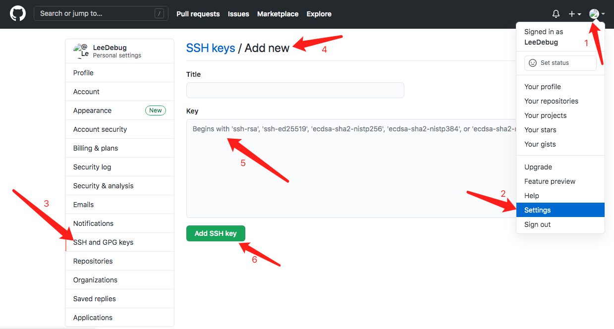 github的ssh-key