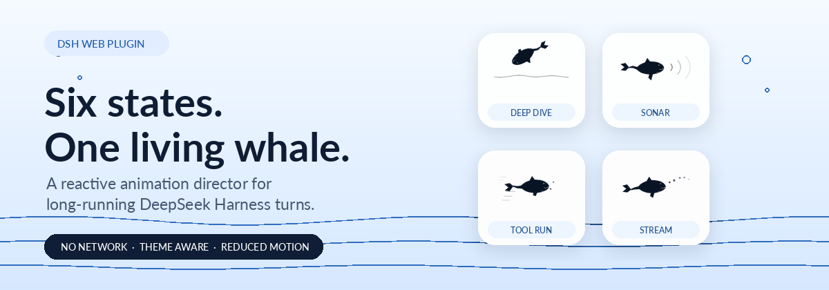 dsh-whale-animation — a seamless whale-dive status animation for DeepSeek Harness