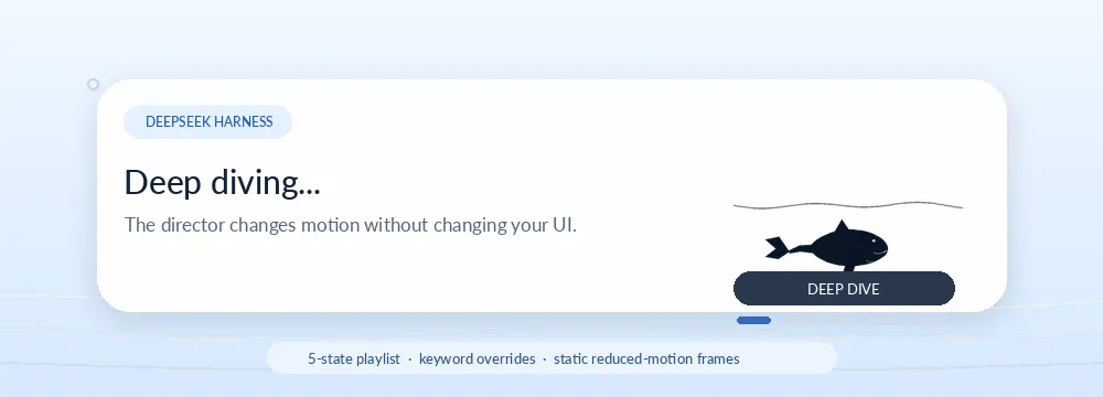 Animated preview of the whale beside the Deep diving status