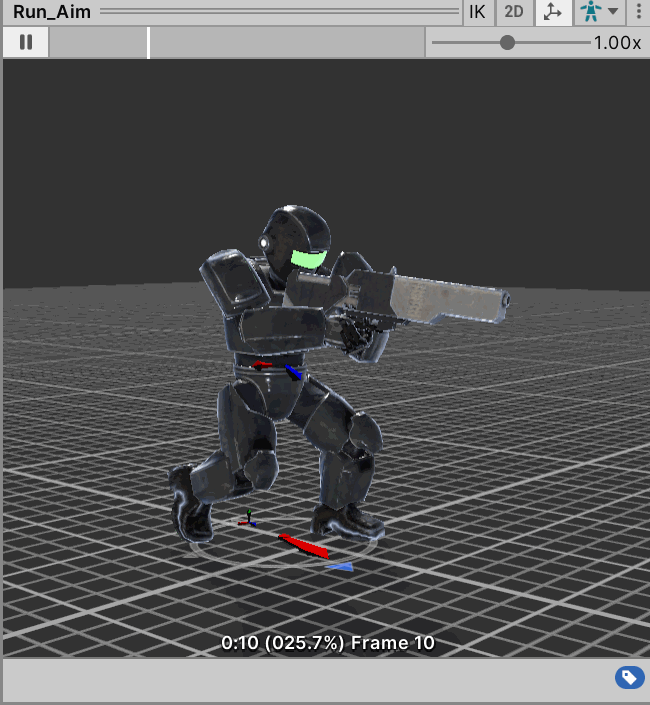 VR04-创建机器人行走动画