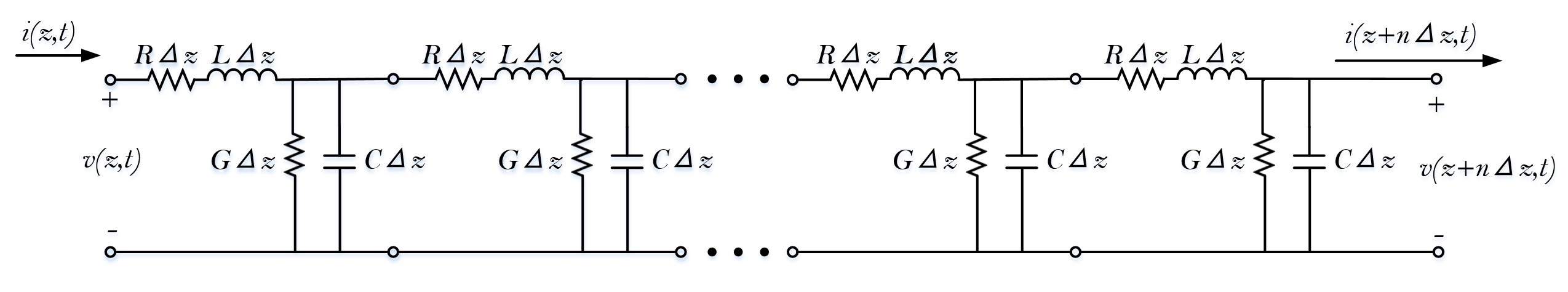 传输线分布参数等效电路