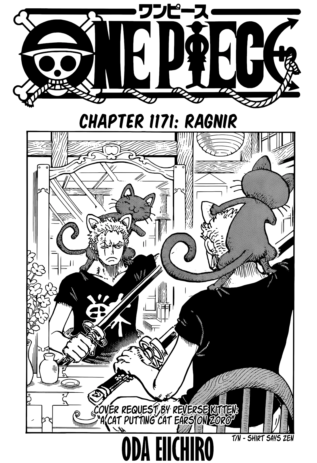 One Piece Chapter 1171 Cover