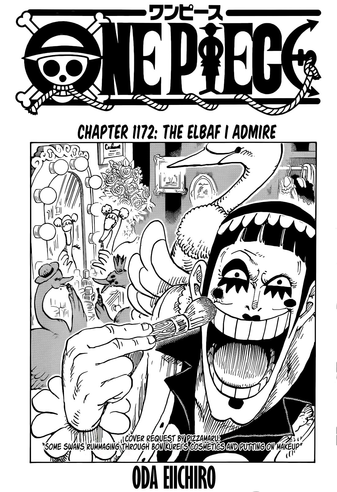 One Piece Chapter 1172 Cover