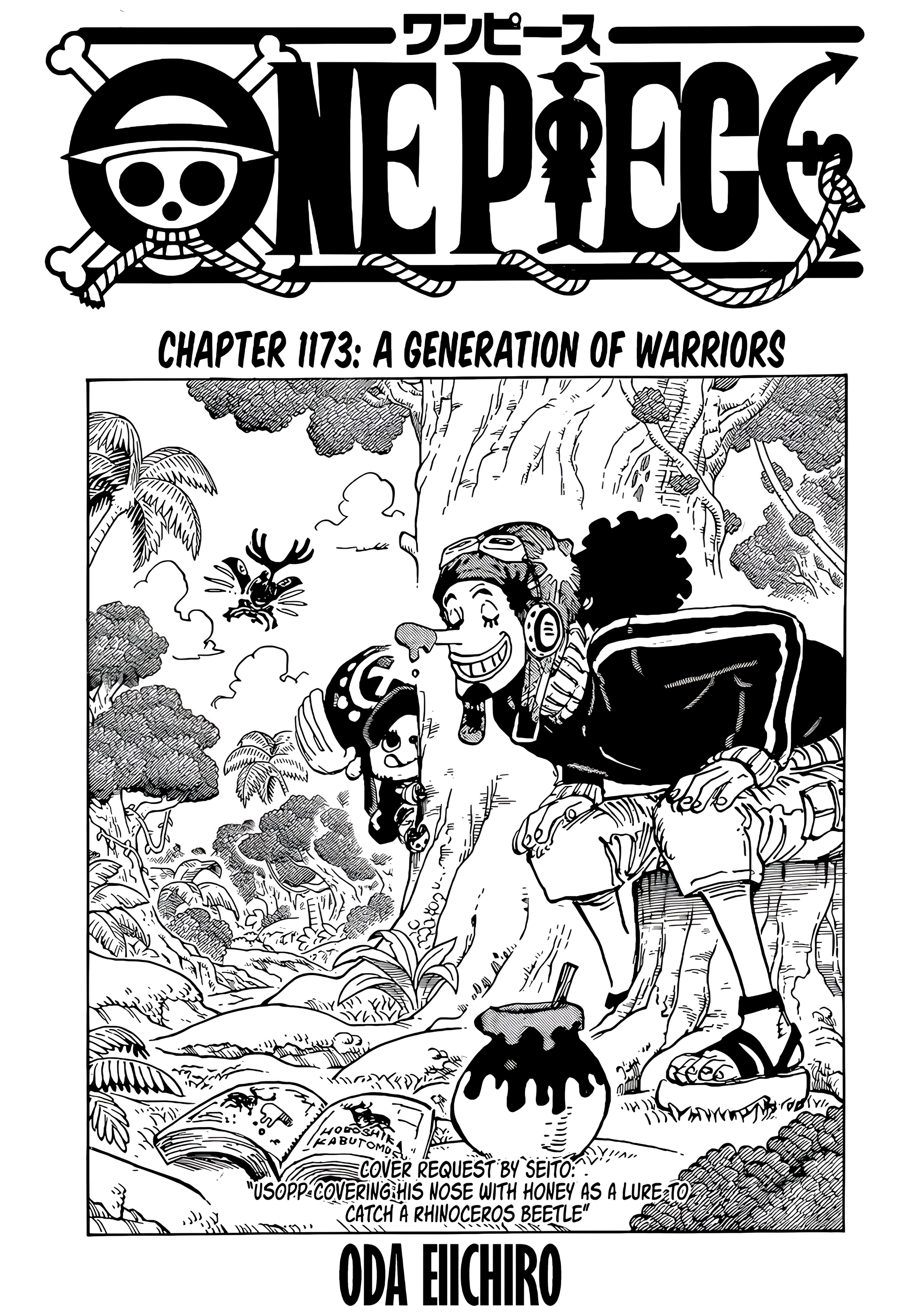 One Piece Chapter 1173 Cover