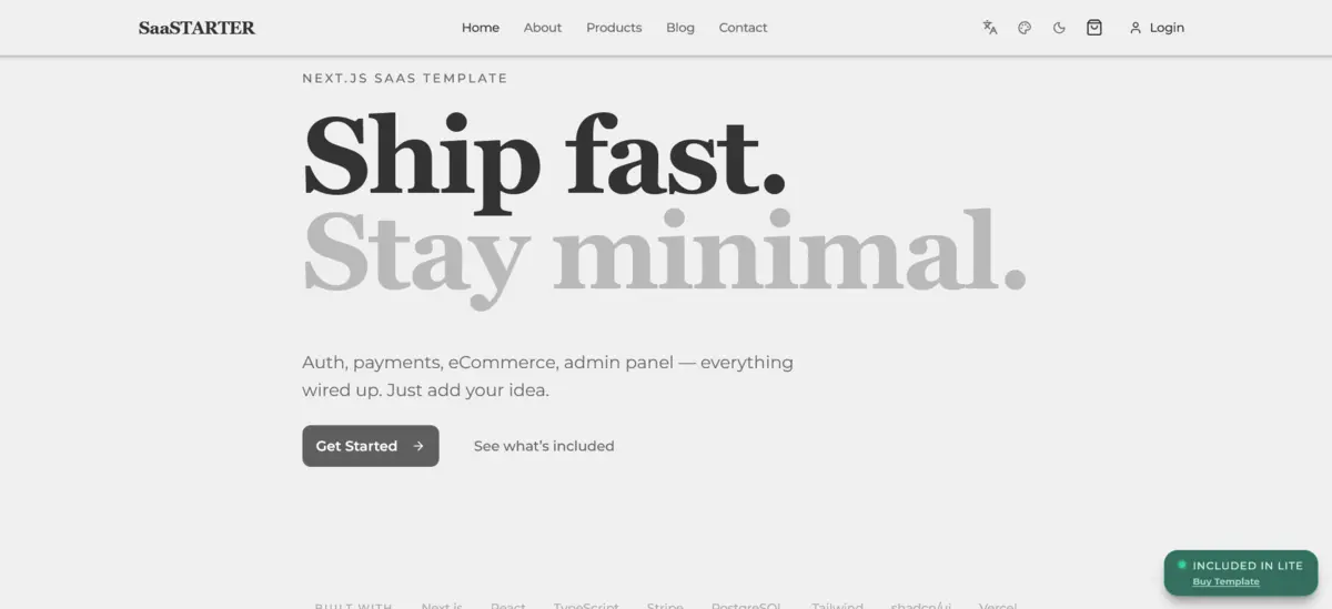 SaaSTARTER — Production-Ready SaaS Template