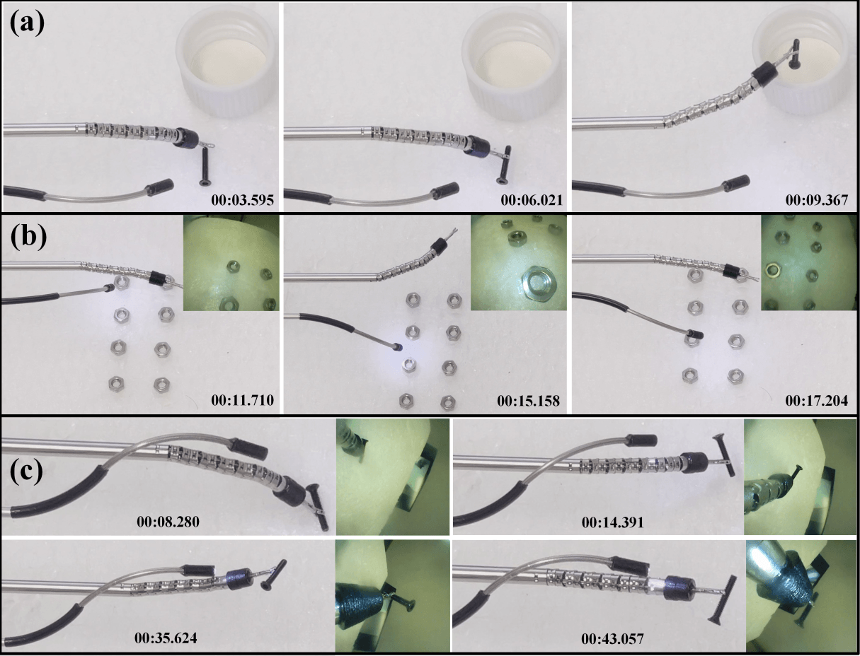 A Handheld, Dual-Arm Surgical Device for Semi-Automated Trans-oral Endoscopic Resection