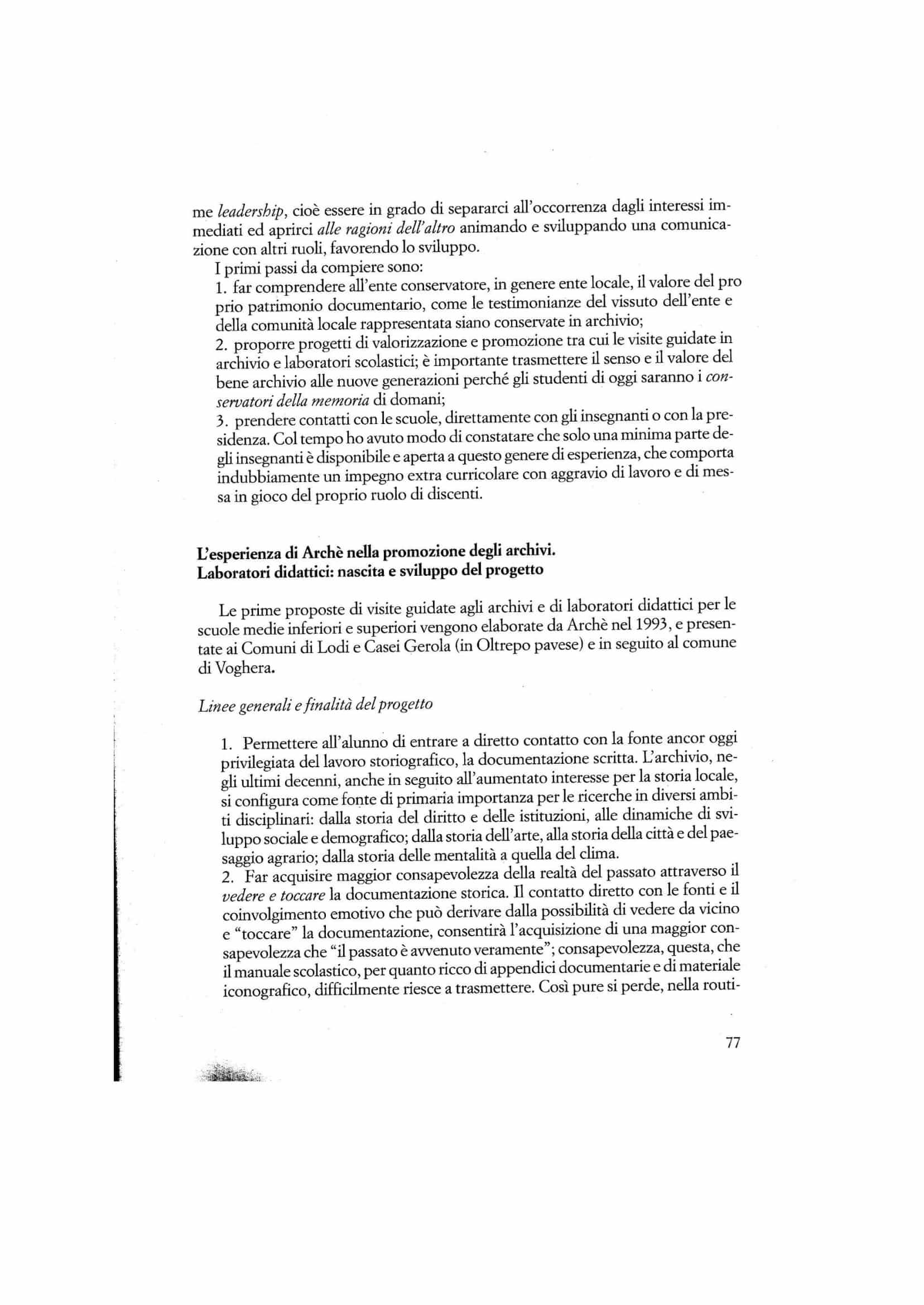 quarta pagina della seconda pubblicazioni