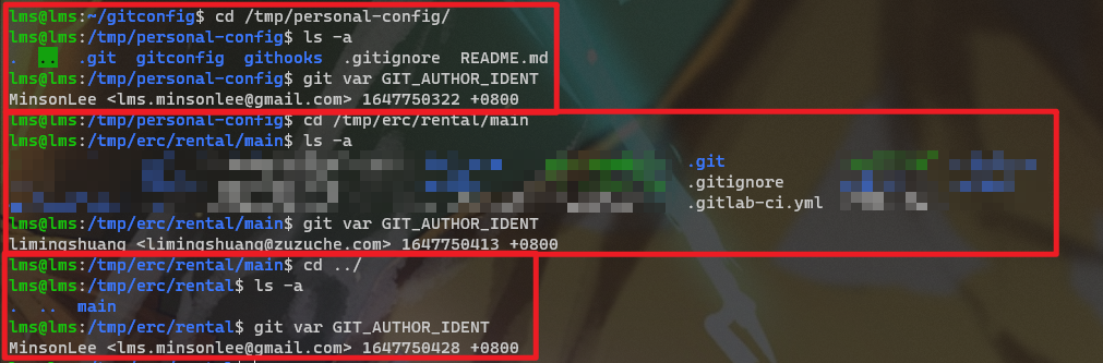 gitconfig 配置多用户名&&密钥