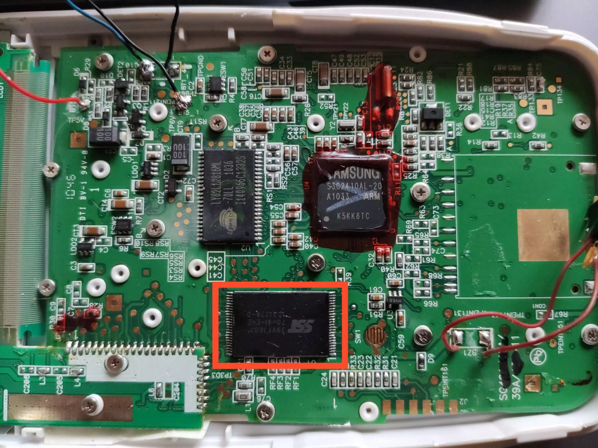 芯片位置及朝向