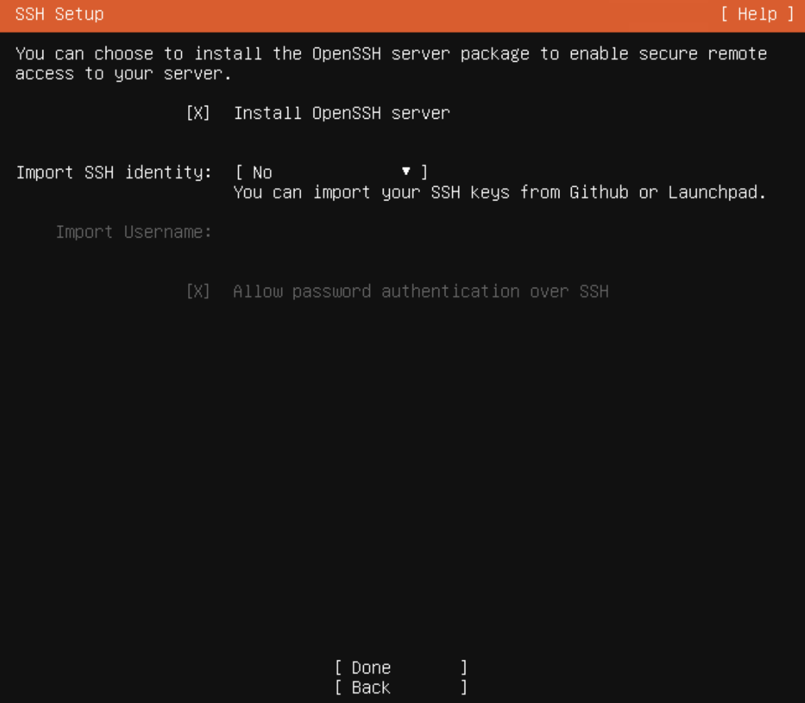 SSH Setup