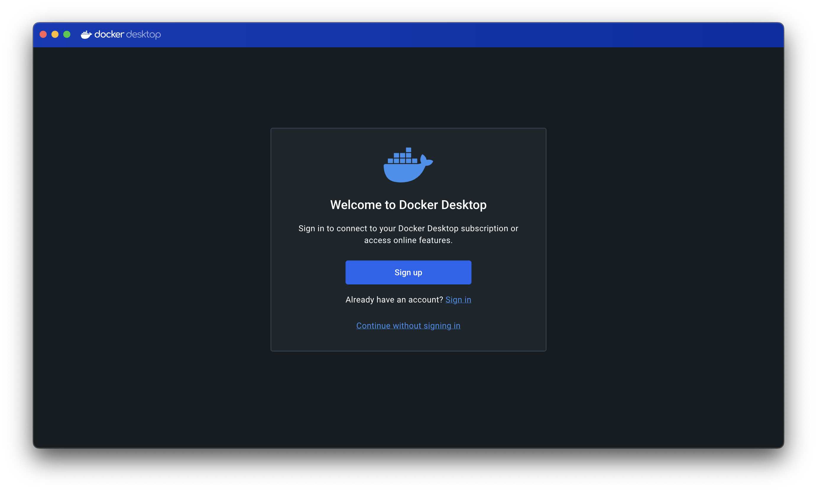 Docker 로그인