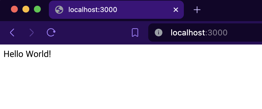 localhost 접속