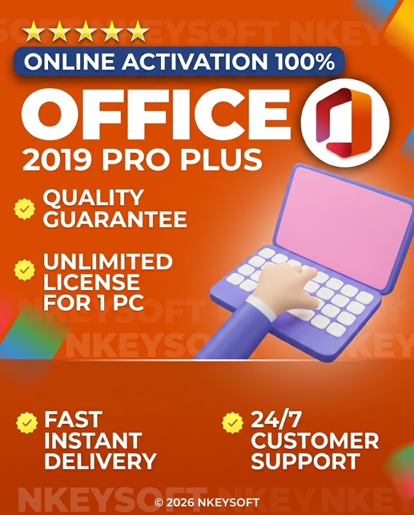 Office 2019 Pro Plus | ONLINE activation + BONUS