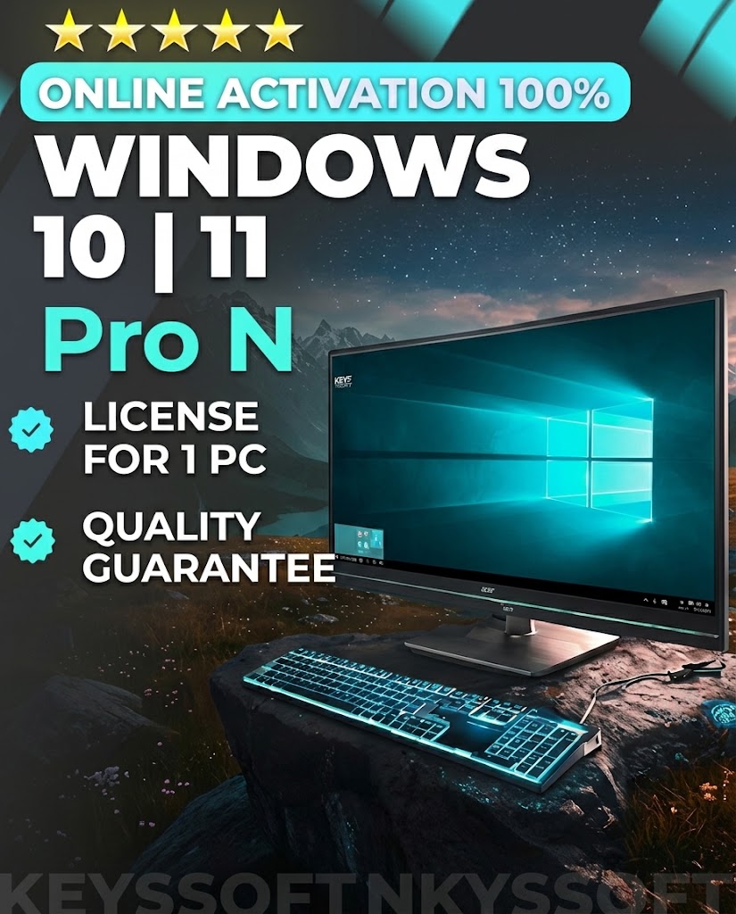 🔑 Windows 10 | 11 Pro N | ONLINE activation 🔥