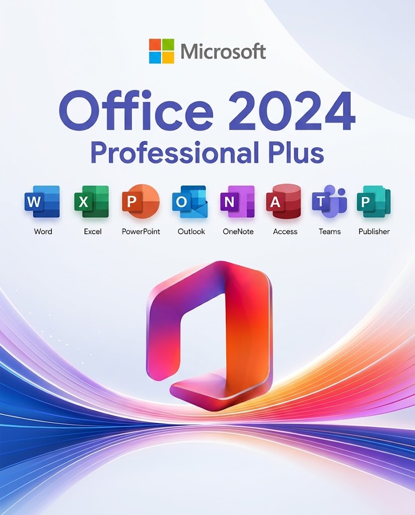 Microsoft Office 2024 Pro Plus LTSC | 32 &amp; 64 Bit | Lifetime Digital License Key