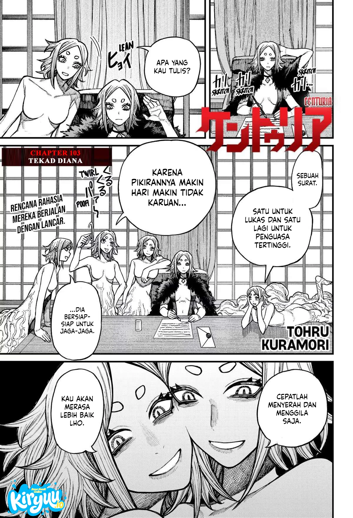 Centuria Chapter 103 Komik Bahasa Indonesia