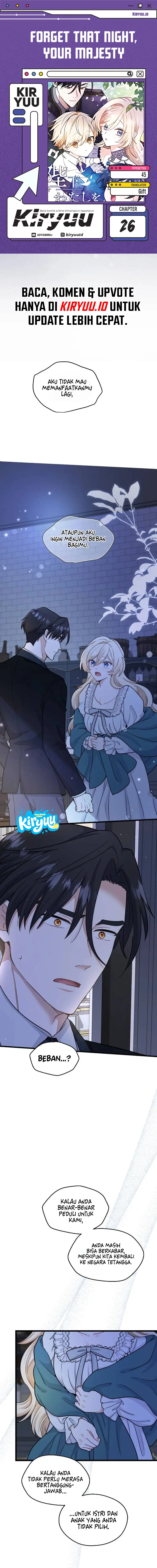 Forget That Night, Your Majesty ch-26 Page 1