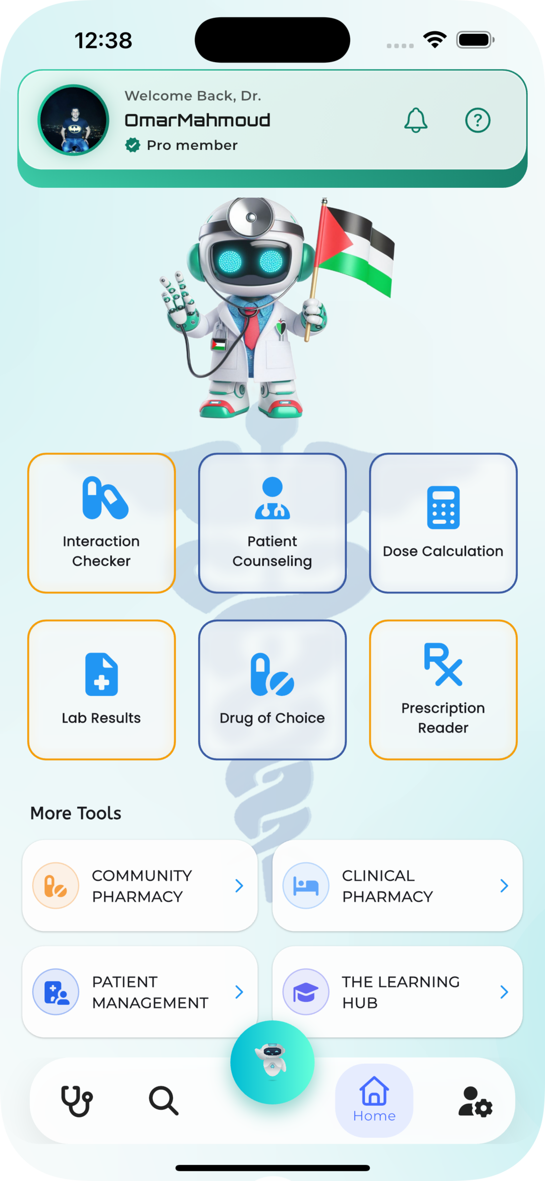 MediHelp app screenshot