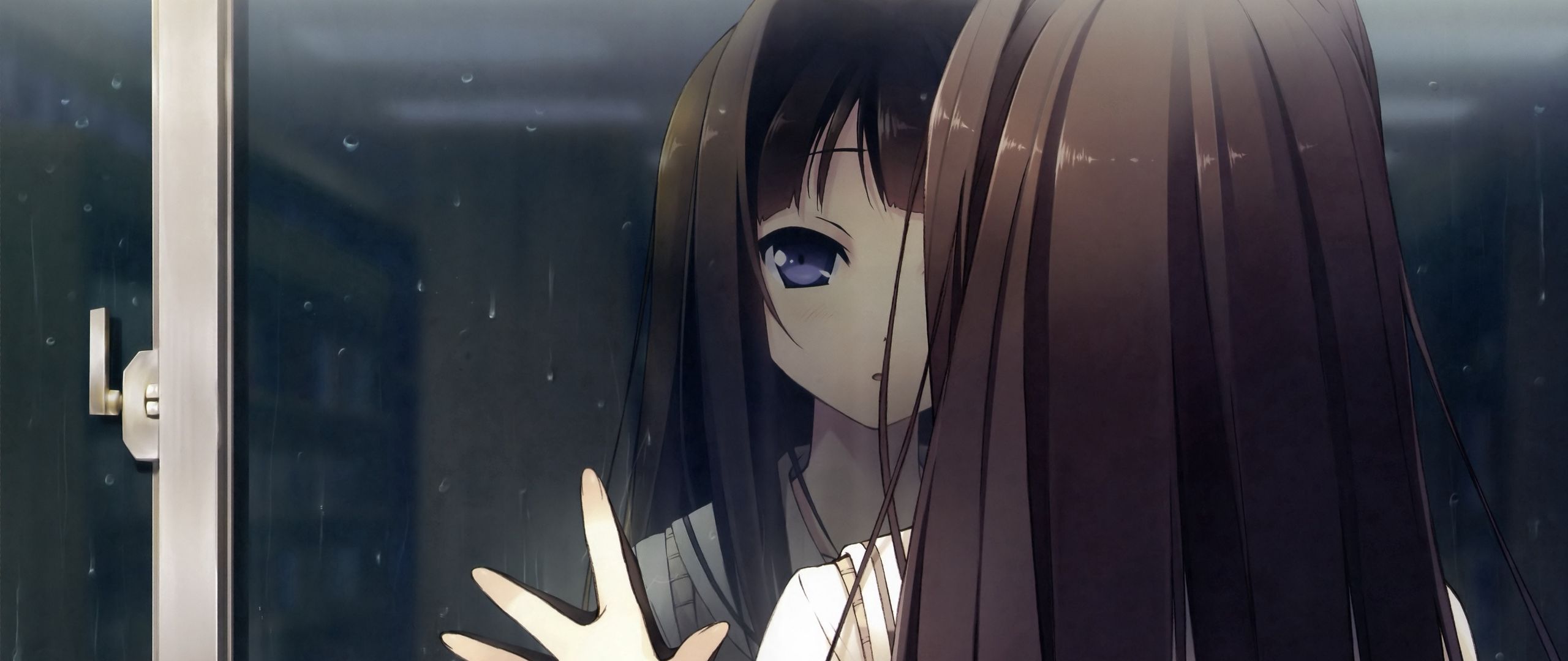anime_girl_window_reflection_drop_rain_look_28847_2560x1080