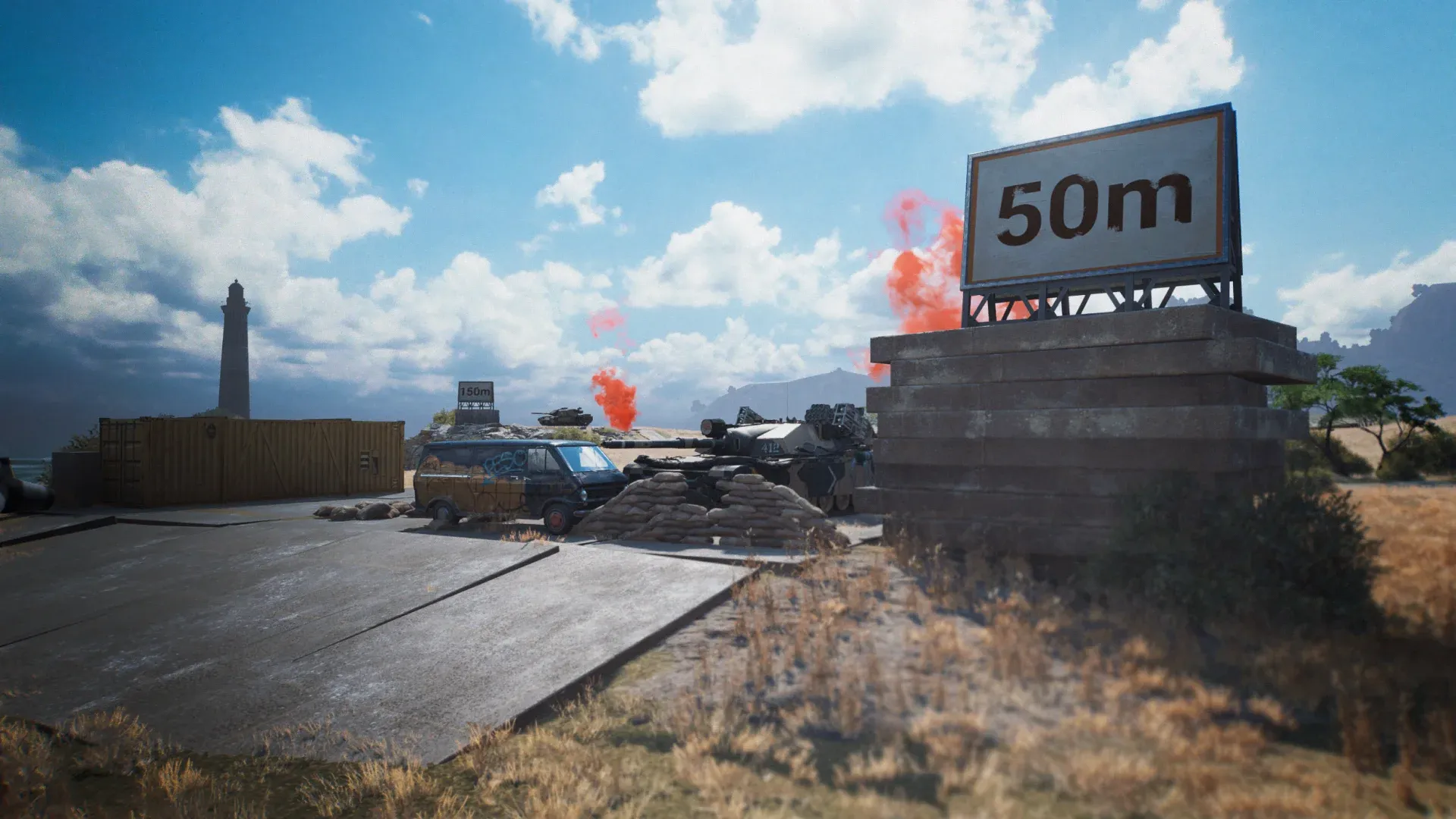 Ballistic Range Map