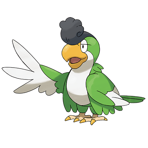 Squawkabilly Green Plumage