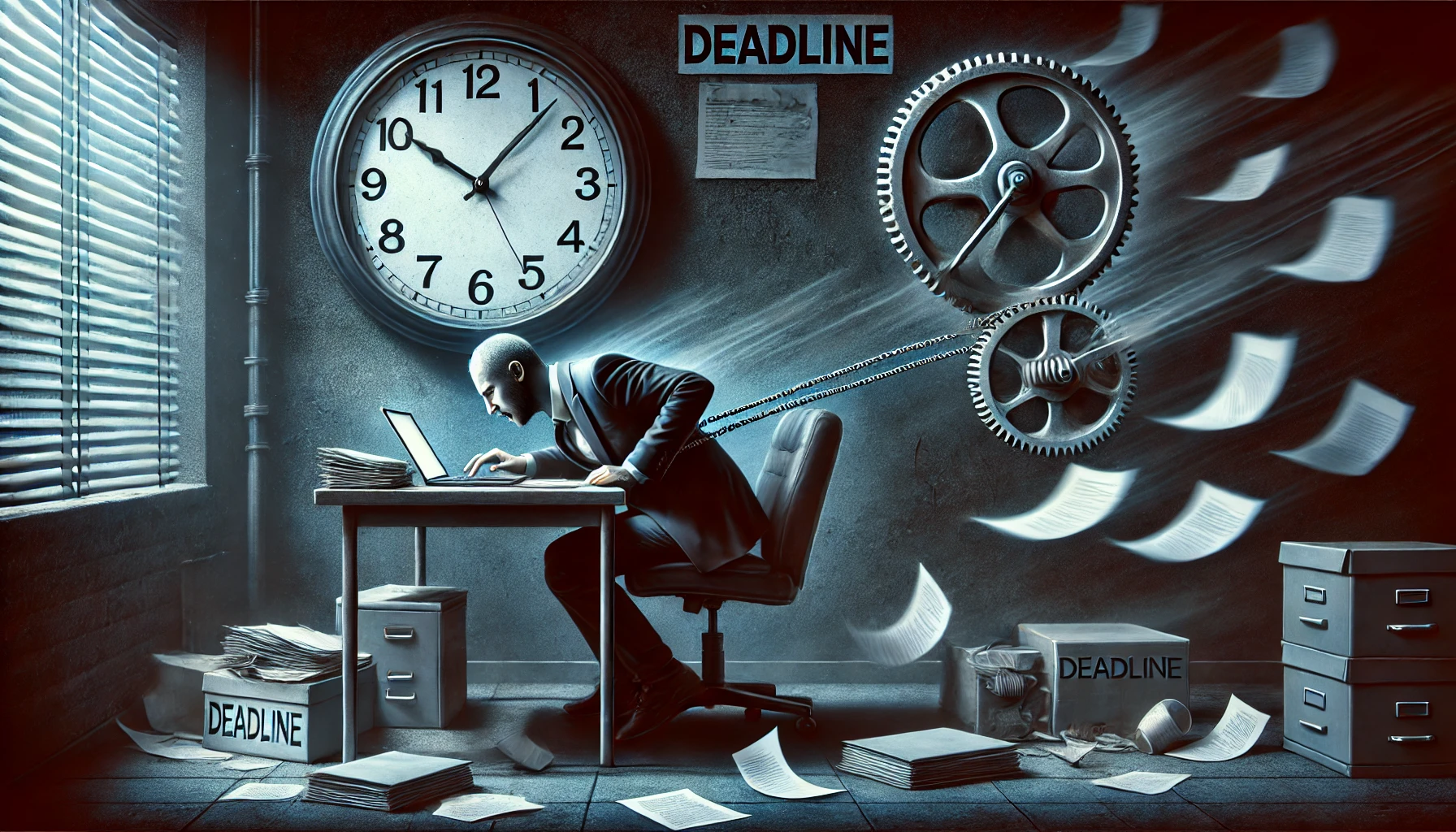 《deadline 的魔咒》 by ChatGPT