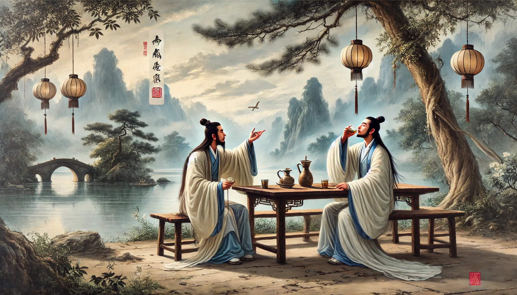《对酒长歌》by ChatGPT