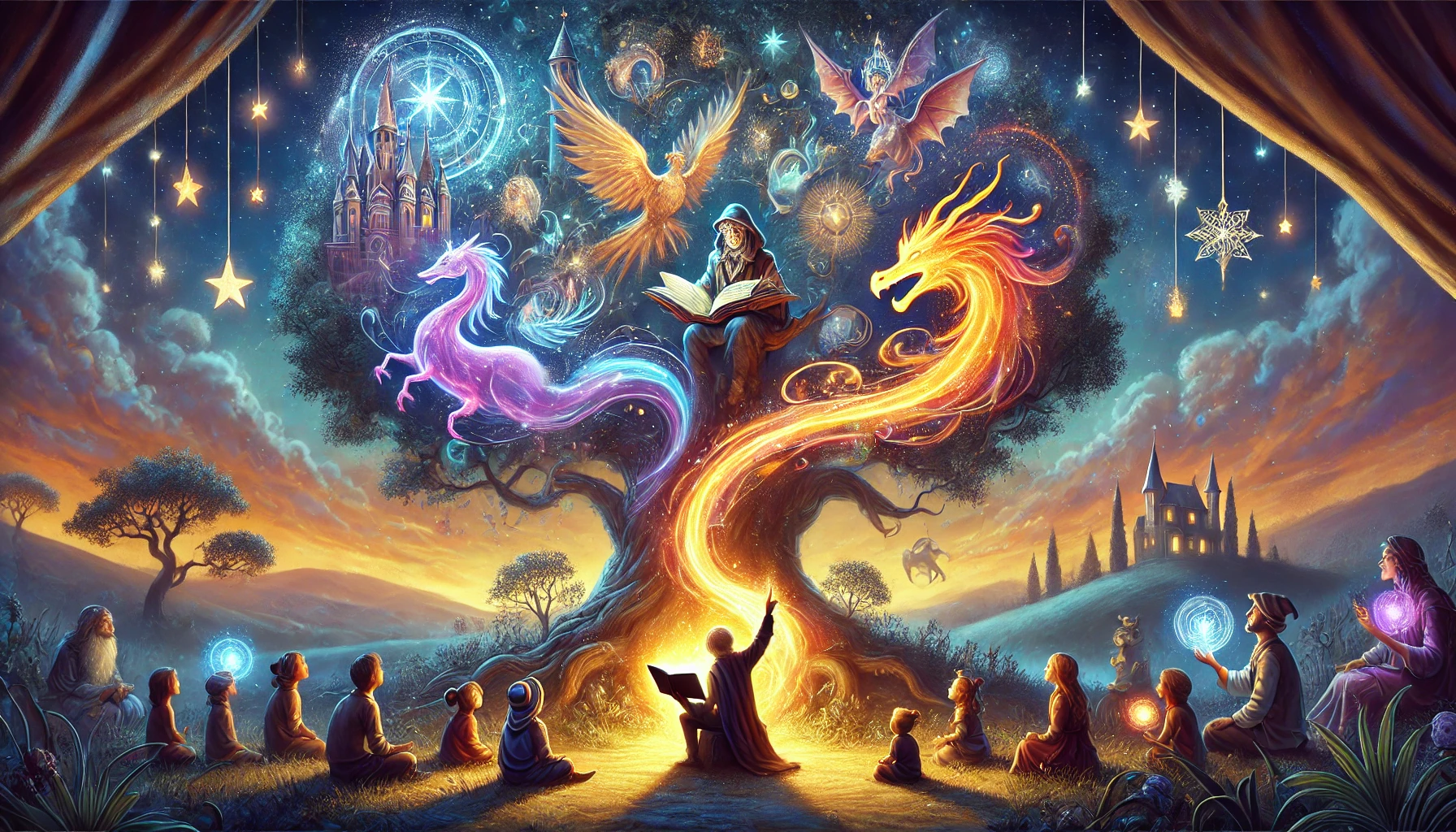 《一个魔法故事》 by DALL·E