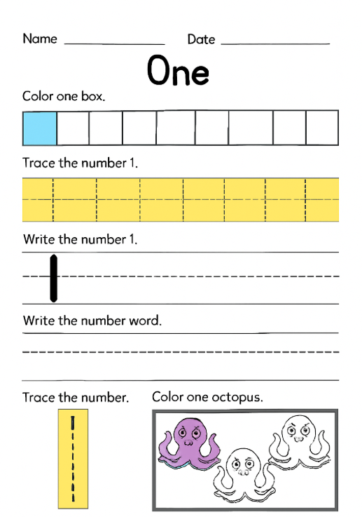 Numbers Trace & Count Activity Thumbnail