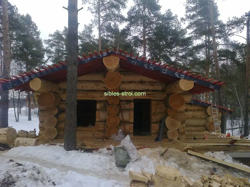 Дом из лиственницы